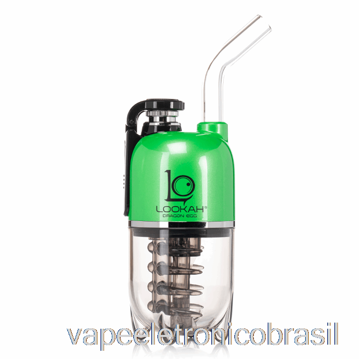 Vape Recarregável Lookah Dragon Egg E-rig Vapor Kit Verde